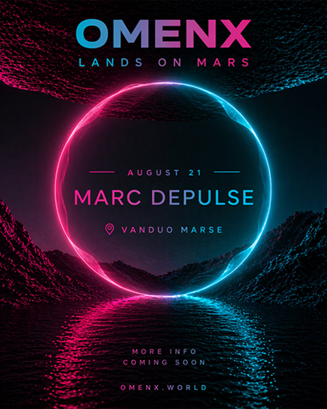 OMENX LANDS ON MARS